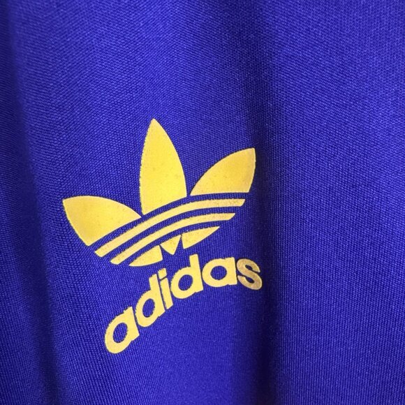 Adidas Lakers Track Jacket Small Purple Gold Full Zip Vintage Style - Picture 3 of 10